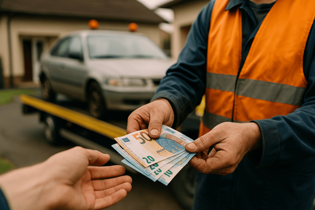  hay que pagar por llevar el coche al desguace