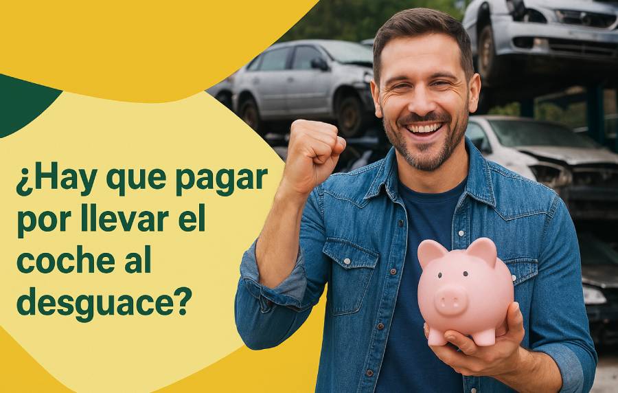 Hay que pagar por llevar el coche al desguace